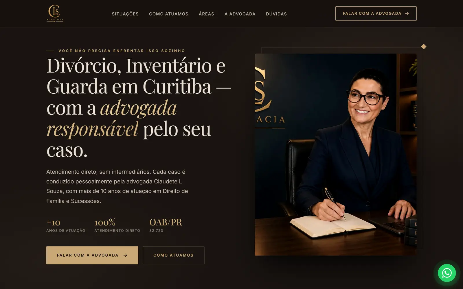 Site da CLS Advocacia