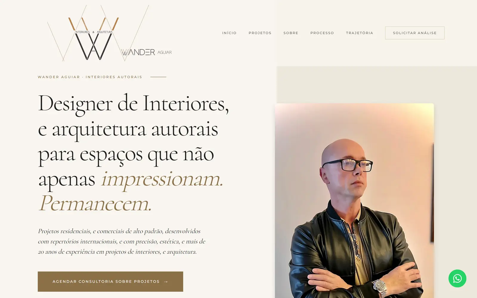 Site da Wander Aguiar